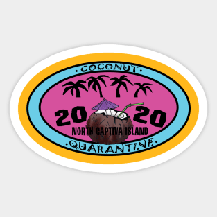 North Captiva Island  - Coconut Quarantine Sticker